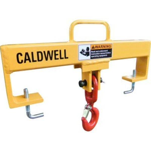 Caldwell Group. Lif-Truc Fork Lift Beam, Double Fork, Single Swivel Hook, 4, 000lb. 10S-2-20